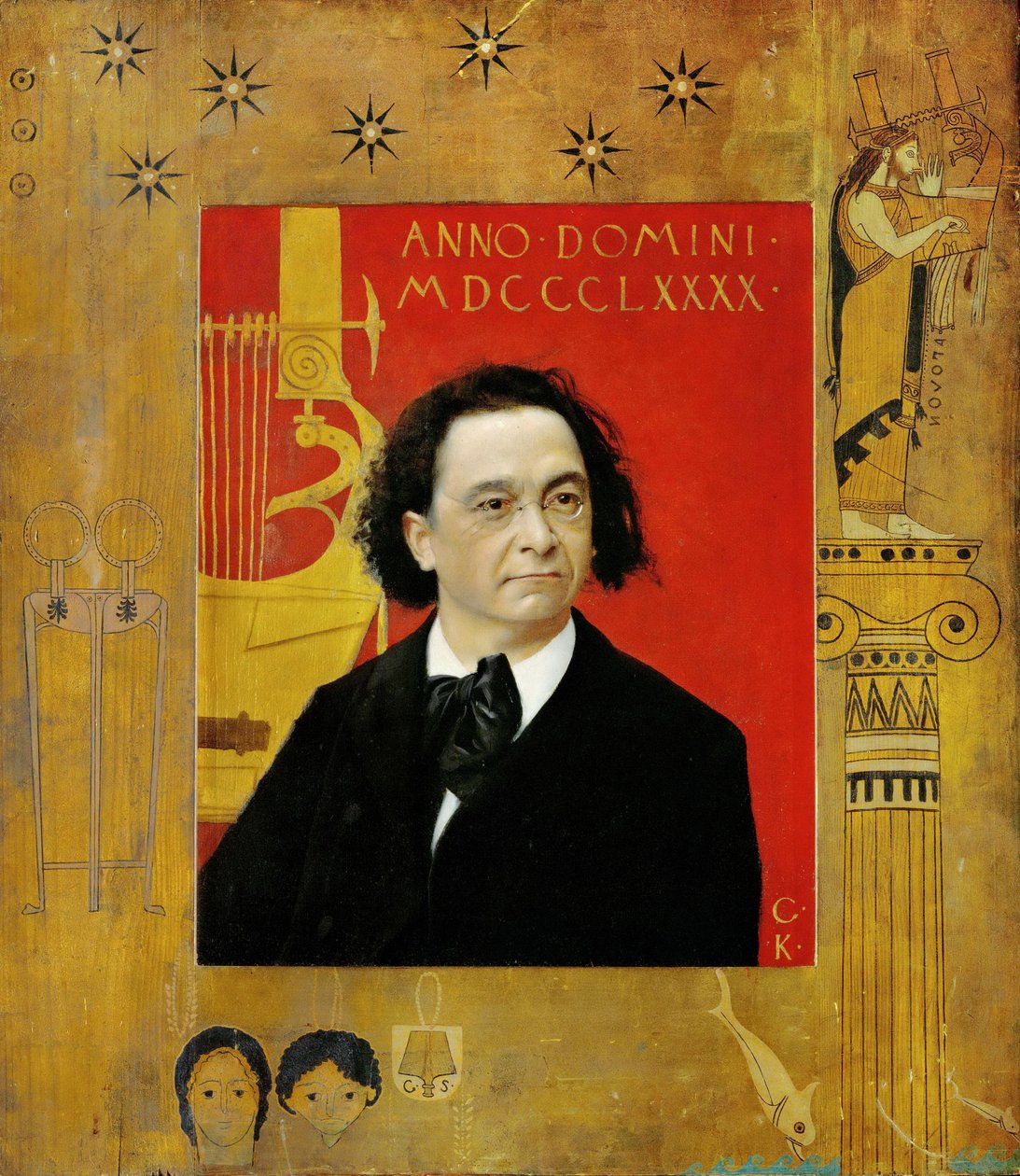 Josef Blender portréja alkotó: Gustav Klimt