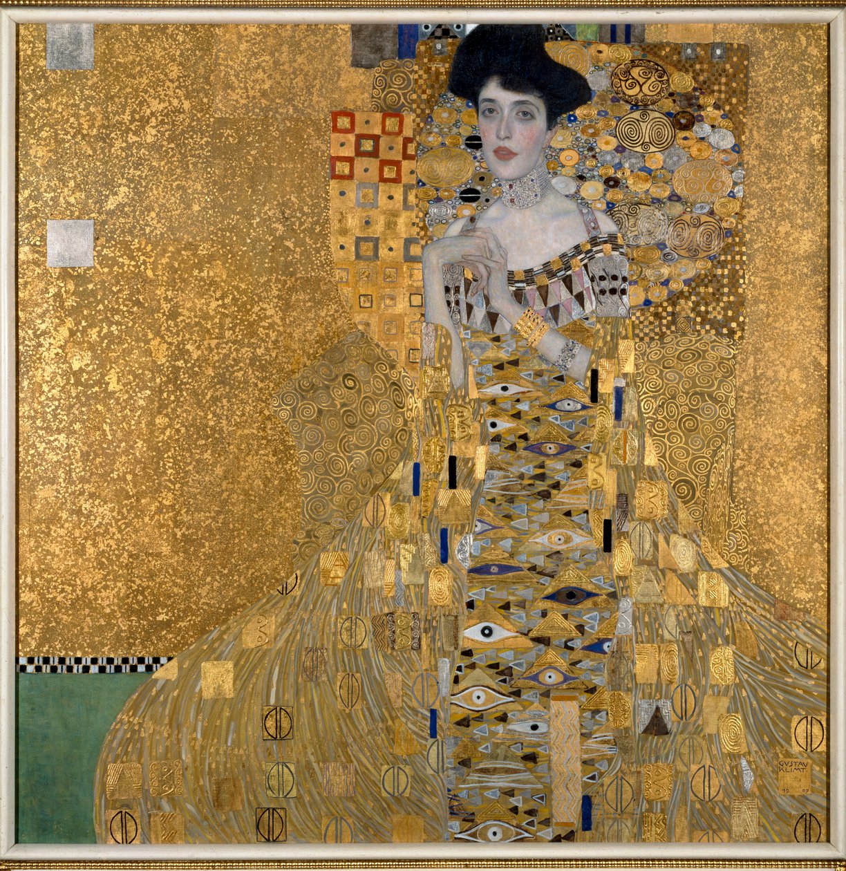 Bloch-Bauer Adél portréja (Bloch Bauer) alkotó: Gustav Klimt