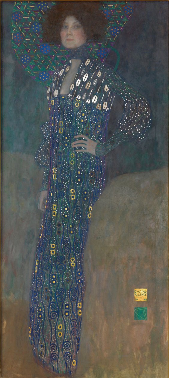 Emilie Flöge portréja alkotó: Gustav Klimt