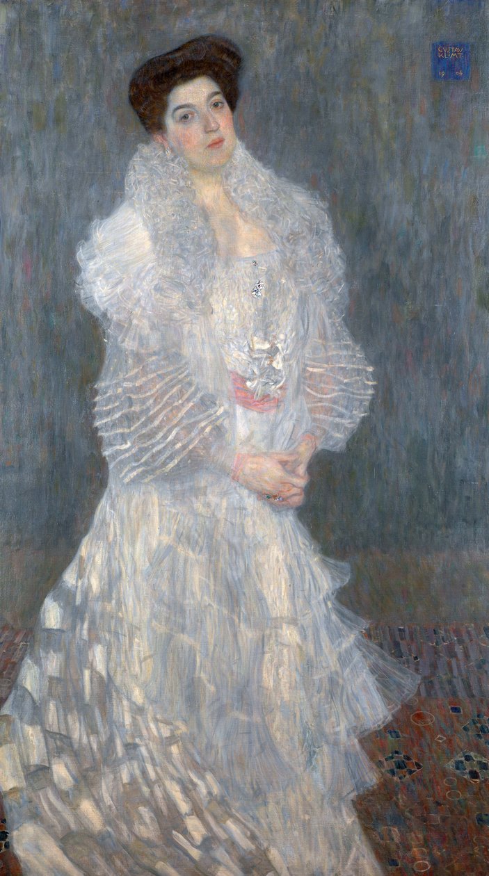 Hermine Gallia (1870-1936) portréja 1904 alkotó: Gustav Klimt