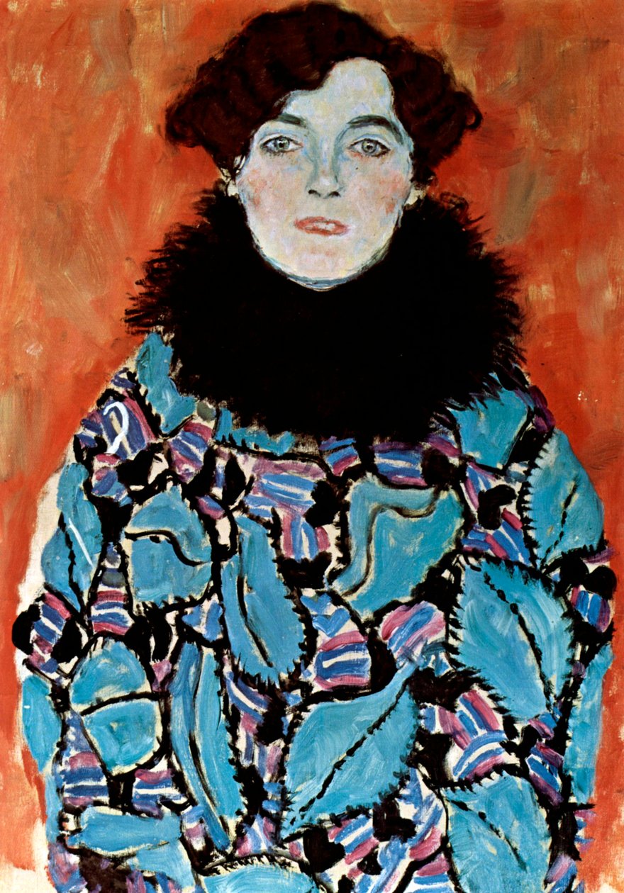 Johanna Staude portréja, 1917-1918 alkotó: Gustav Klimt