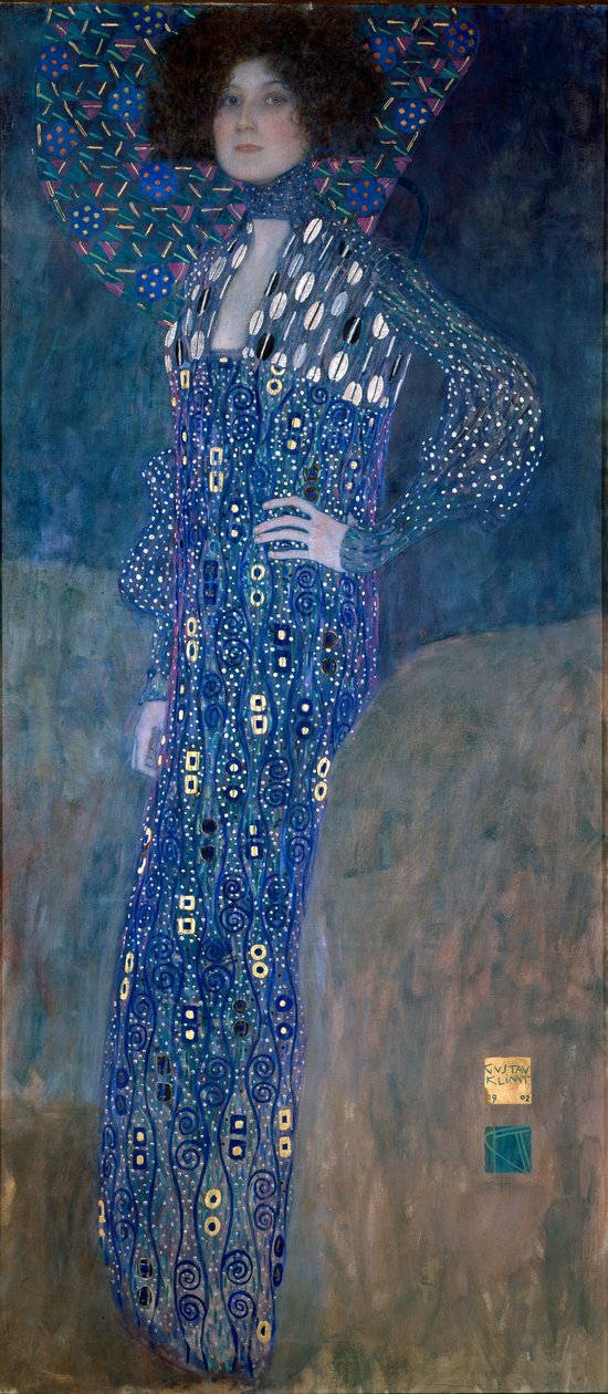 Madame Floge portréja alkotó: Gustav Klimt