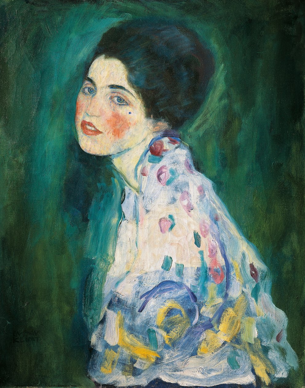 Egy fiatal nő portréja alkotó: Gustav Klimt