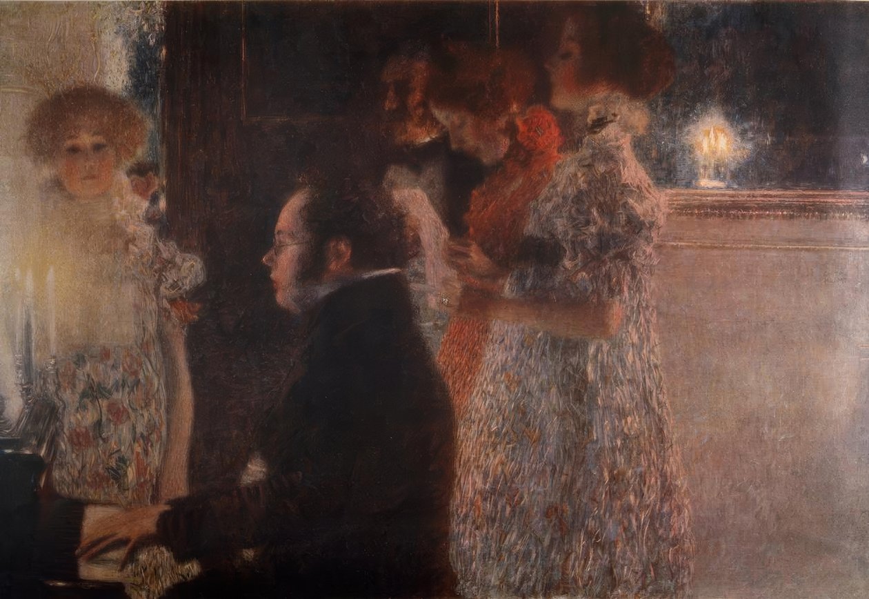 Schubert a zongoránál alkotó: Gustav Klimt