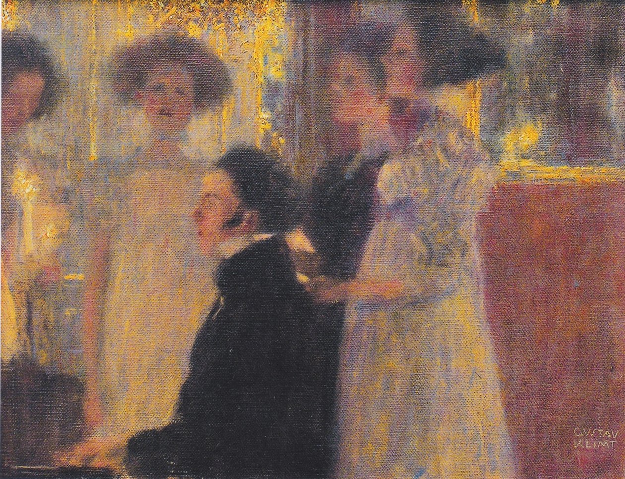 Schubert a zongoránál I alkotó: Gustav Klimt