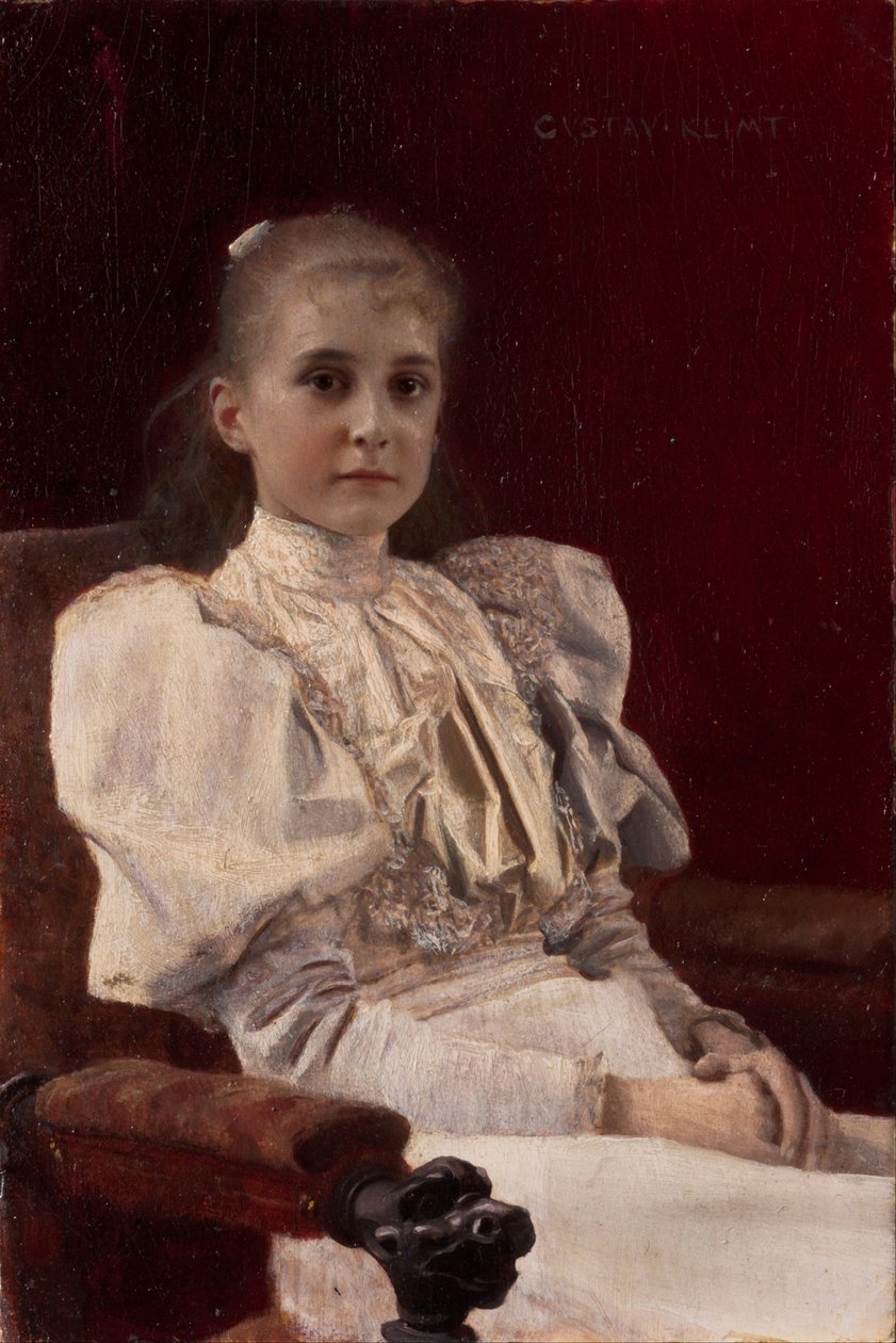 Seated Young Girl alkotó: Gustav Klimt