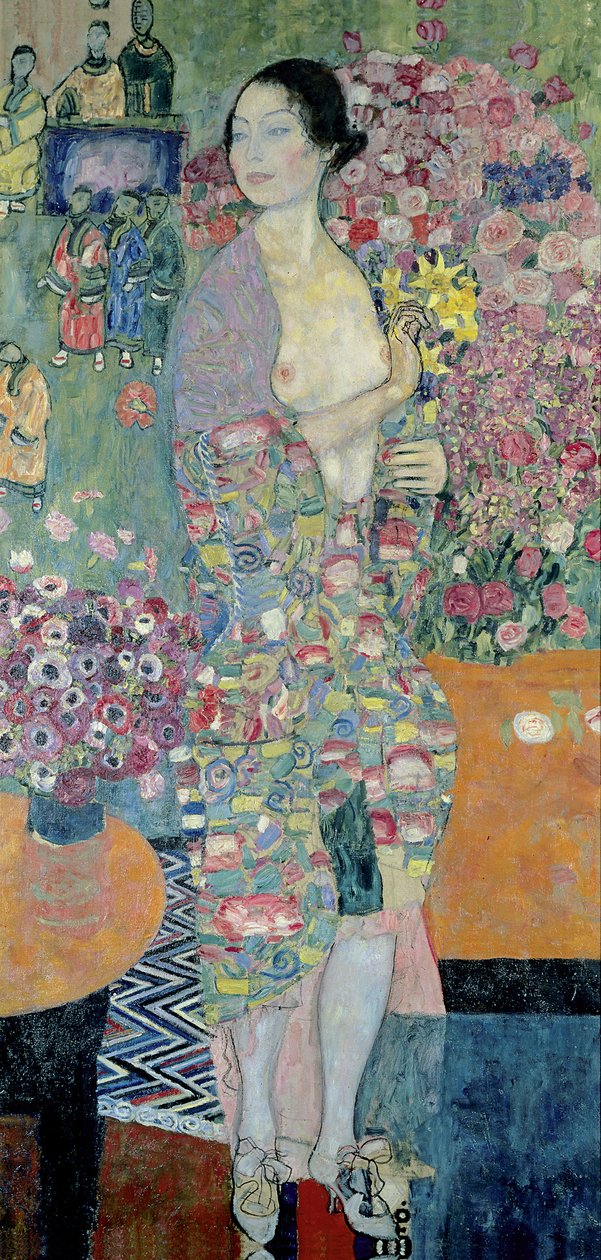 A táncos, kb 1916-1918 alkotó: Gustav Klimt