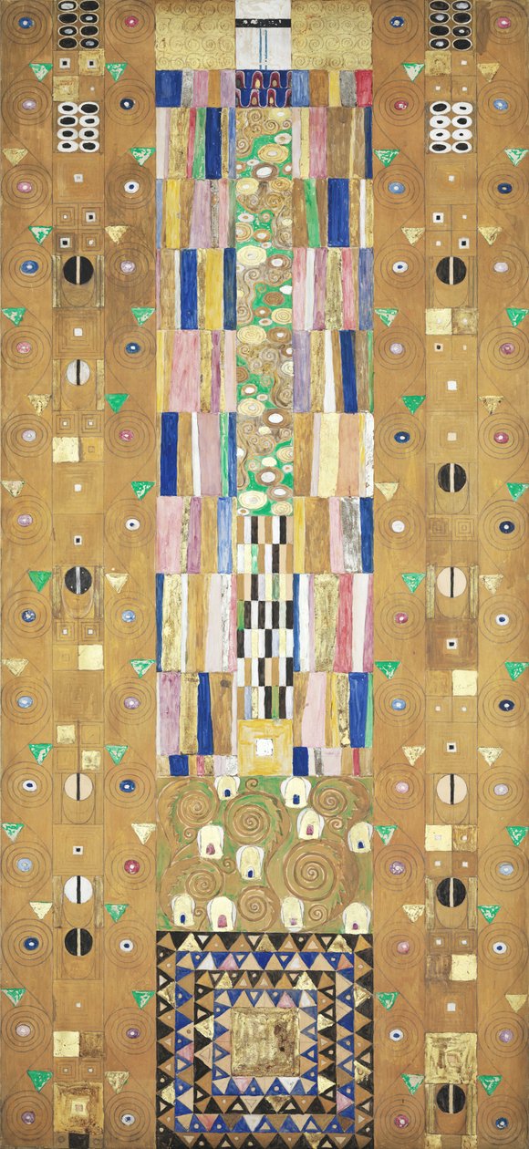 The Stoclet Frieze, Részlet: A lovag, 1905-1909. alkotó: Gustav Klimt