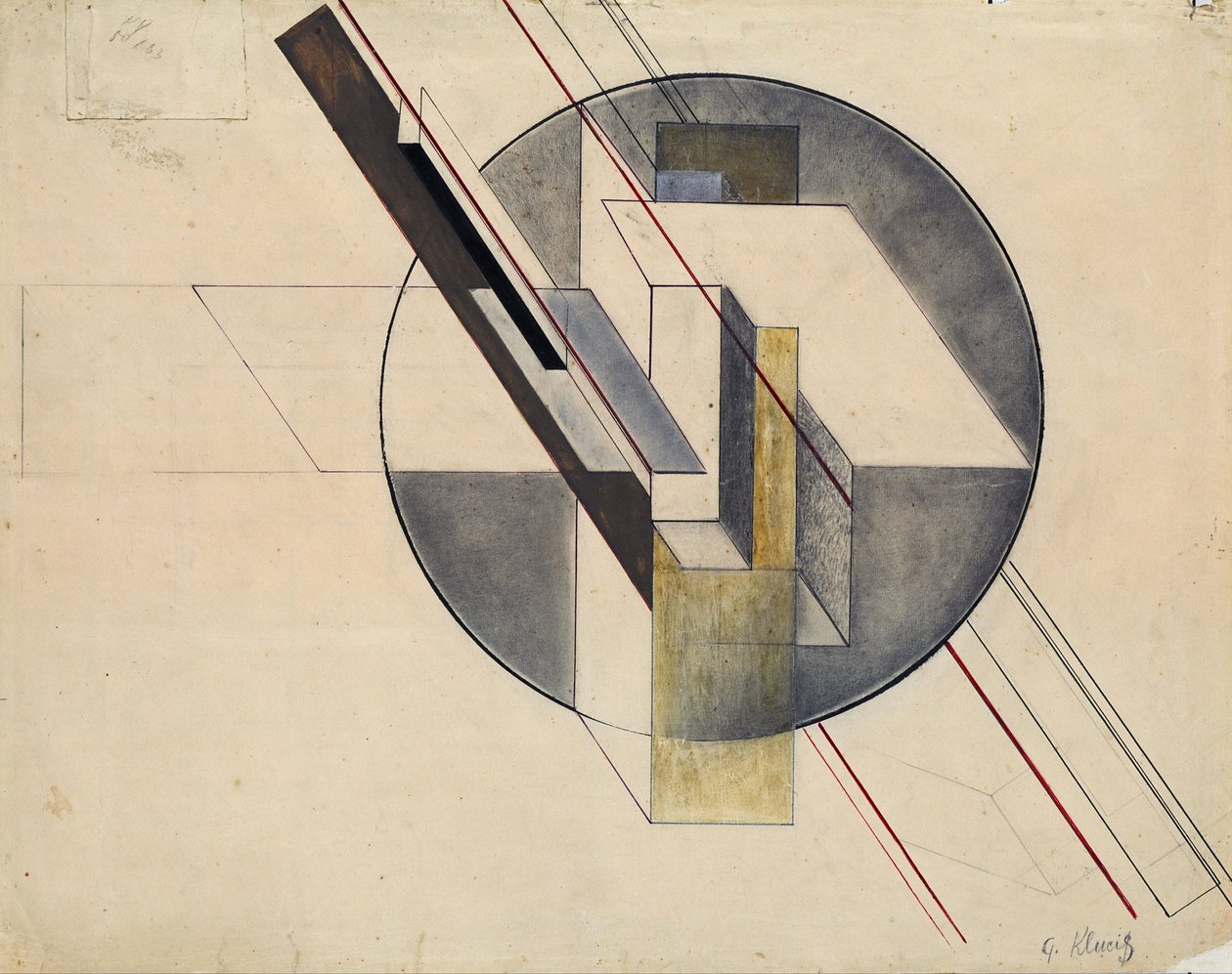 Építkezés, 1921 alkotó: Gustav Klutsis