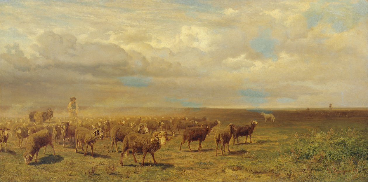 Birkacsorda a Pusztán alkotó: Gustav Ranzoni