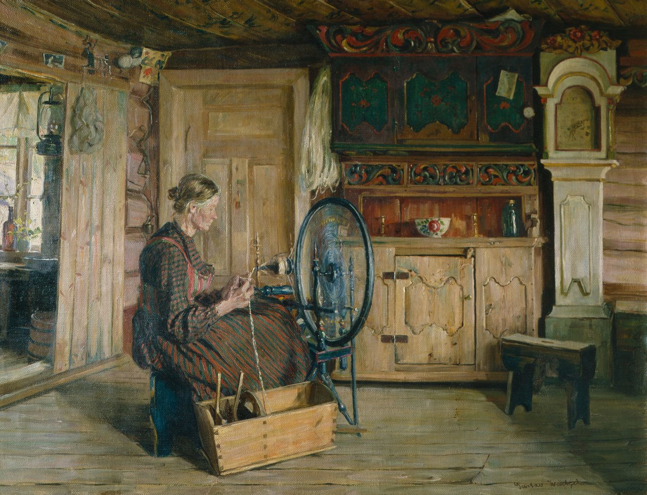 Brenna a Lia in Lomban alkotó: Gustav Wentzel