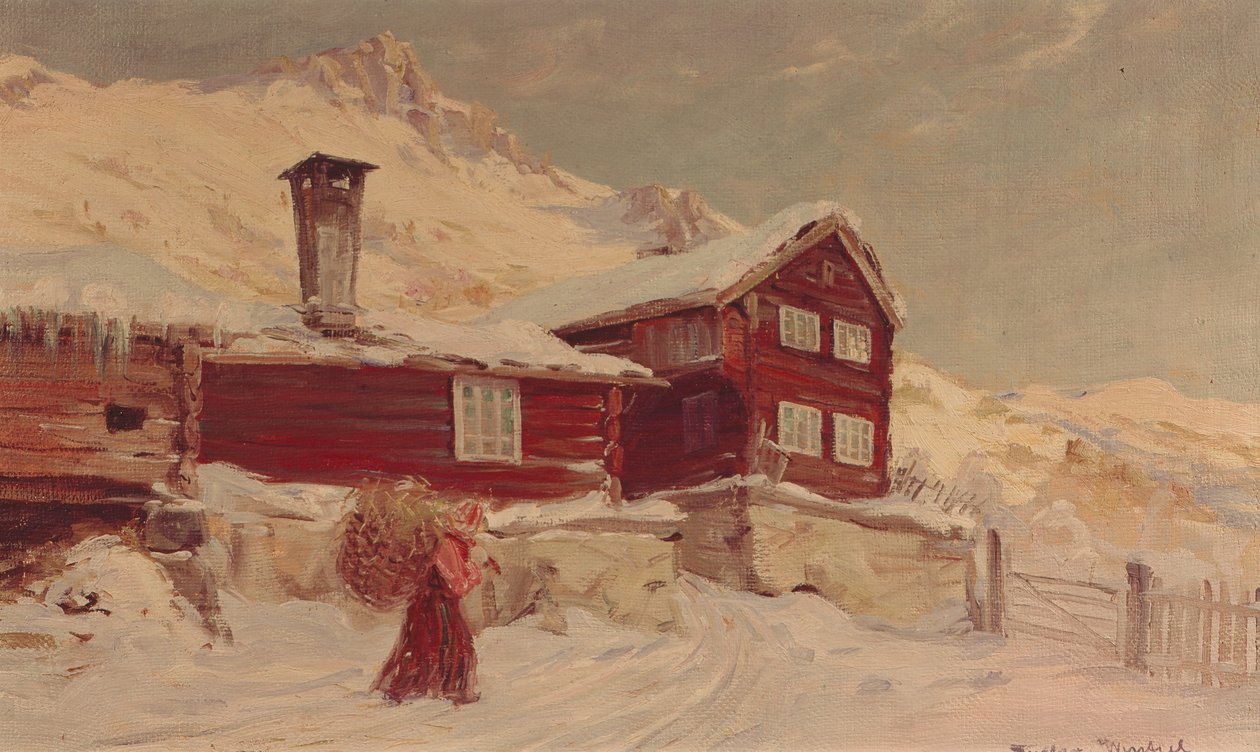 Sandbu Farmból (olaj, vászon) alkotó: Gustav Wentzel