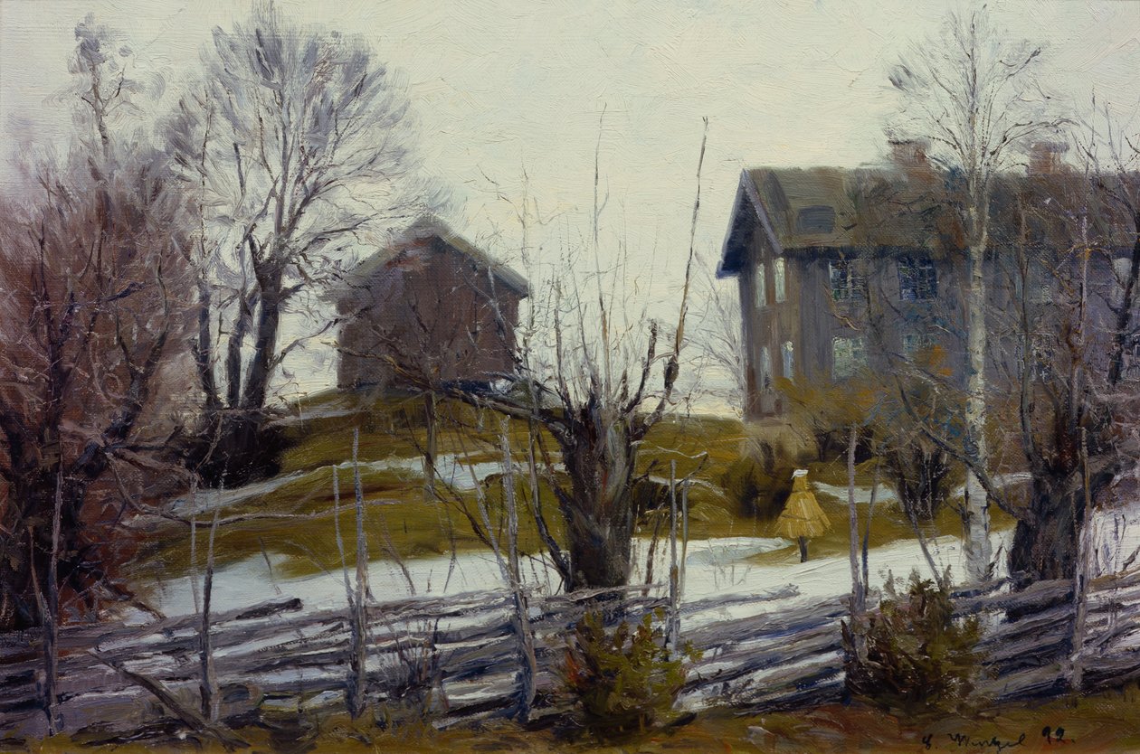 Tavaszi olvadás alkotó: Gustav Wentzel