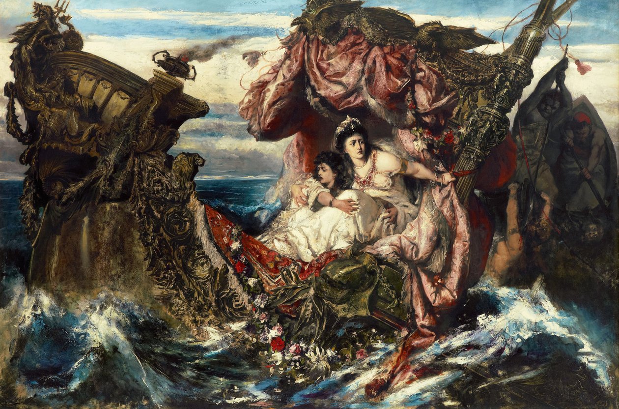 Agrippina hajótörése alkotó: Gustav Wertheimer