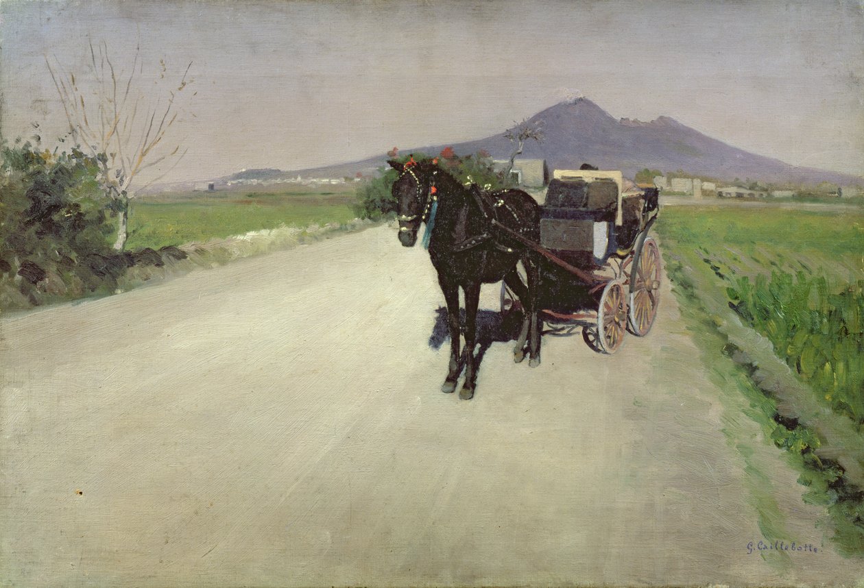 Egy út Nápolyban alkotó: Gustave Caillebotte