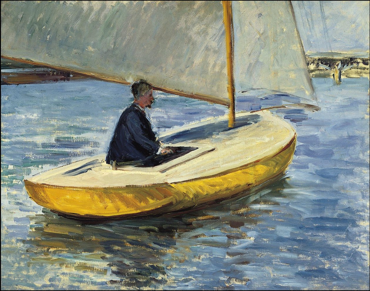 A sárga csónak alkotó: Gustave Caillebotte