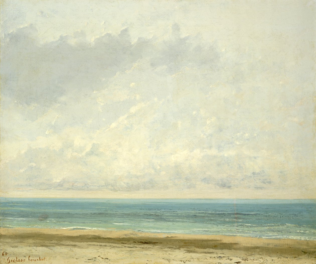 Nyugodt tenger, 1866 alkotó: Gustave Courbet