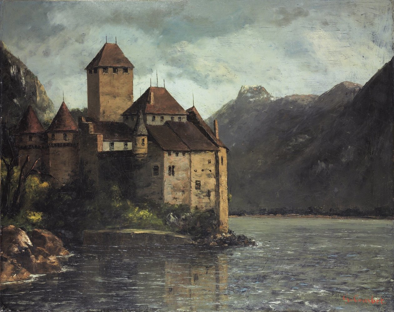 Chillon kastély alkotó: Gustave Courbet