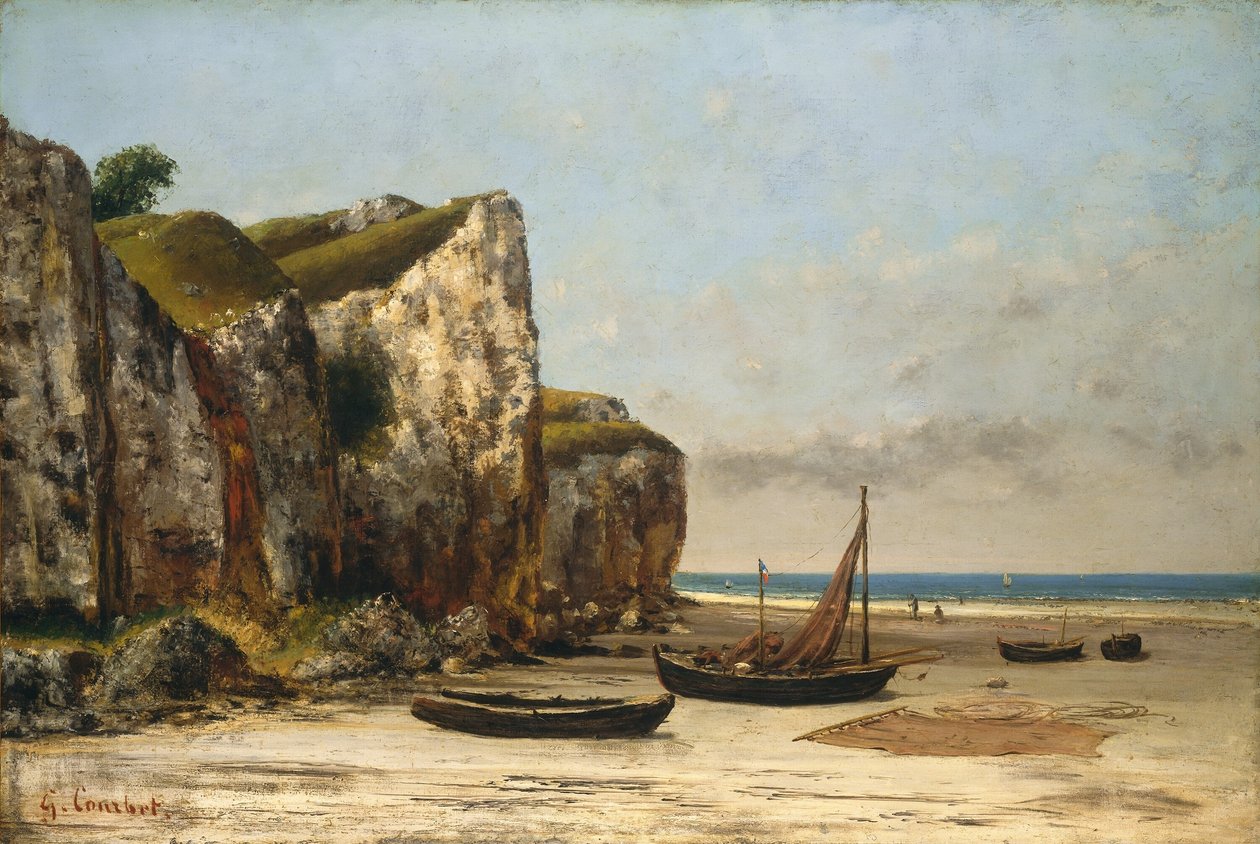 Normandiai tengerpart alkotó: Gustave Courbet