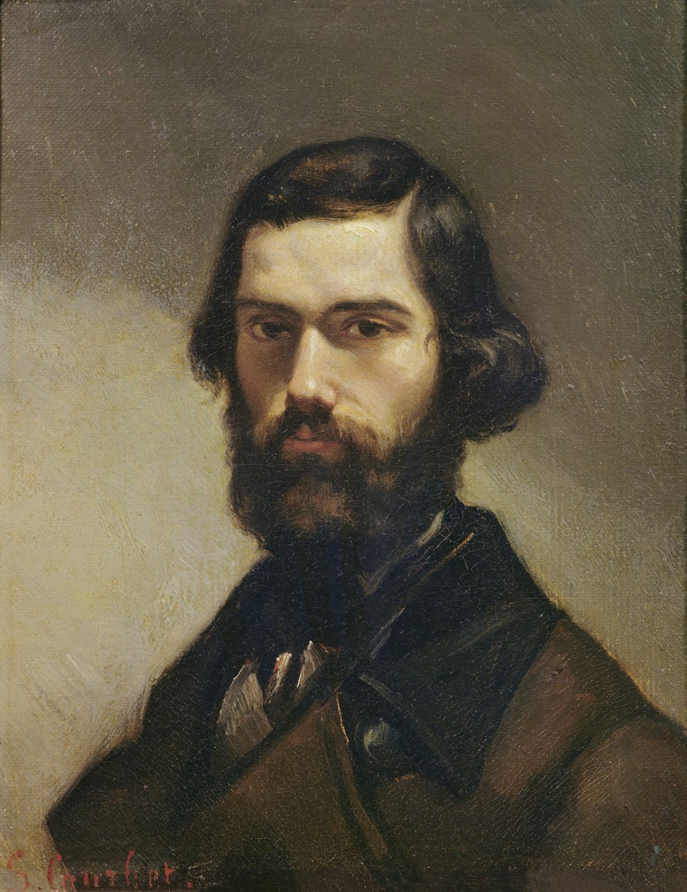Jules Valles (1832-85) portréja 1861 körül. alkotó: Gustave Courbet