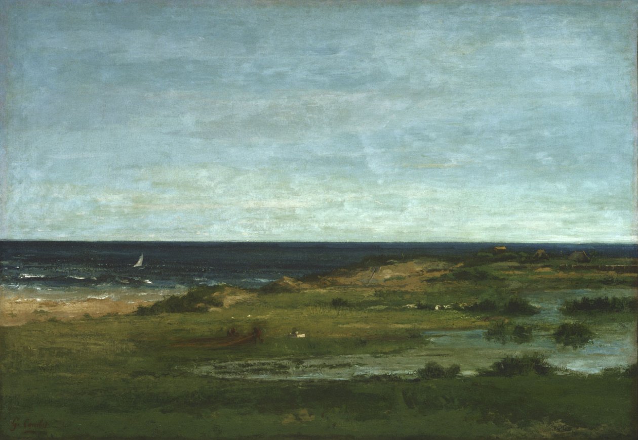 Tengerparti jelenet alkotó: Gustave Courbet