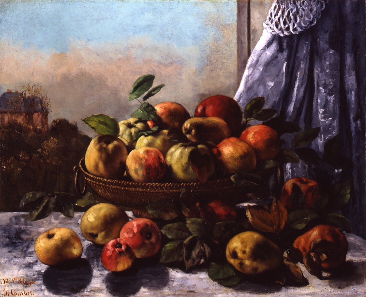 Csendélet: Gyümölcs, 1871 alkotó: Gustave Courbet