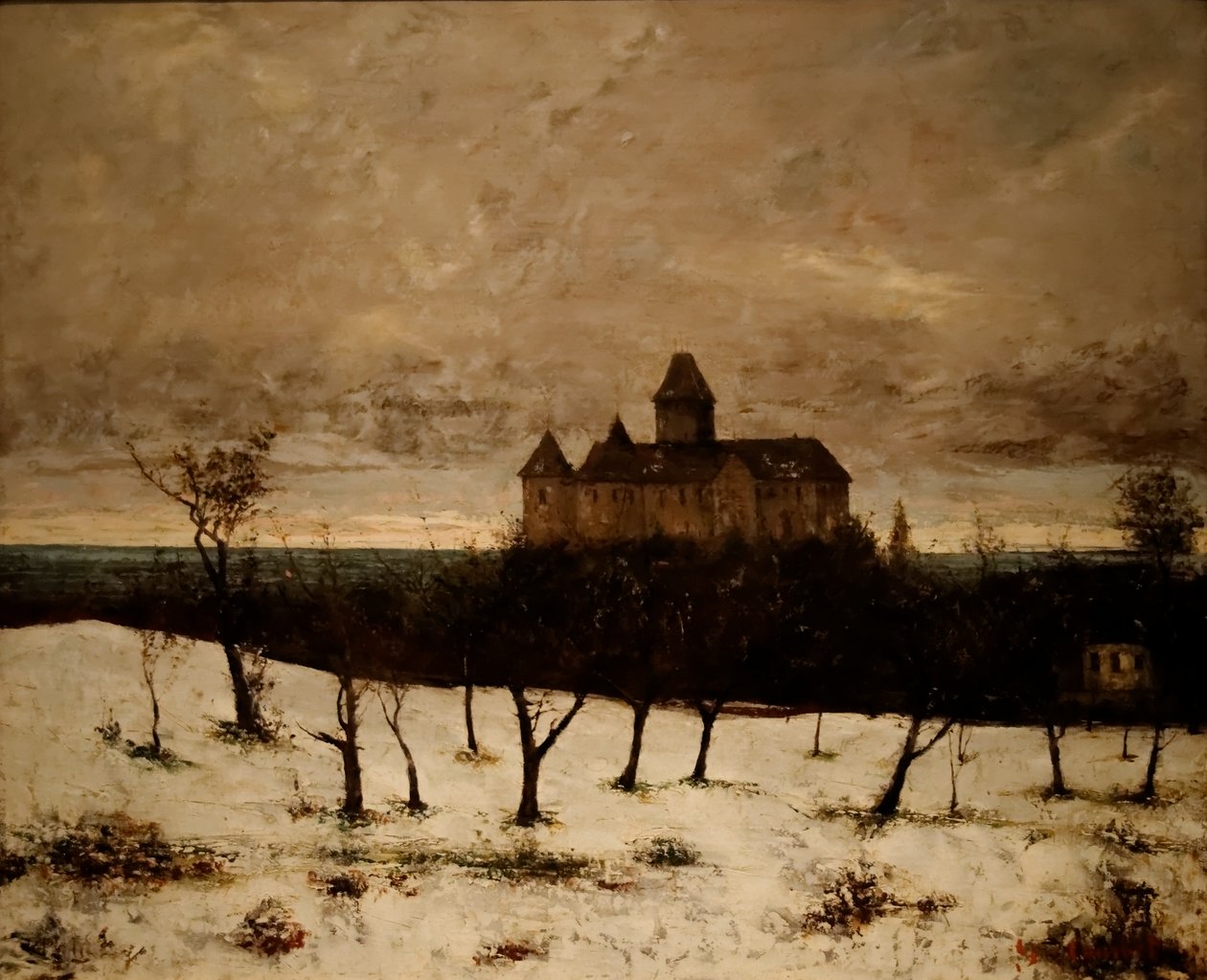 Blonay vára alkotó: Gustave Courbet