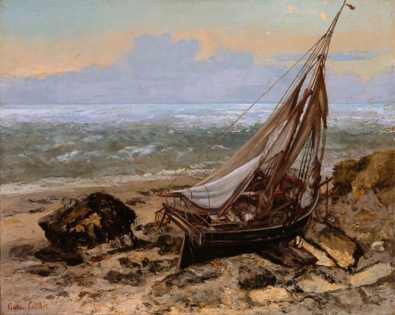 A Halászhajó alkotó: Gustave Courbet