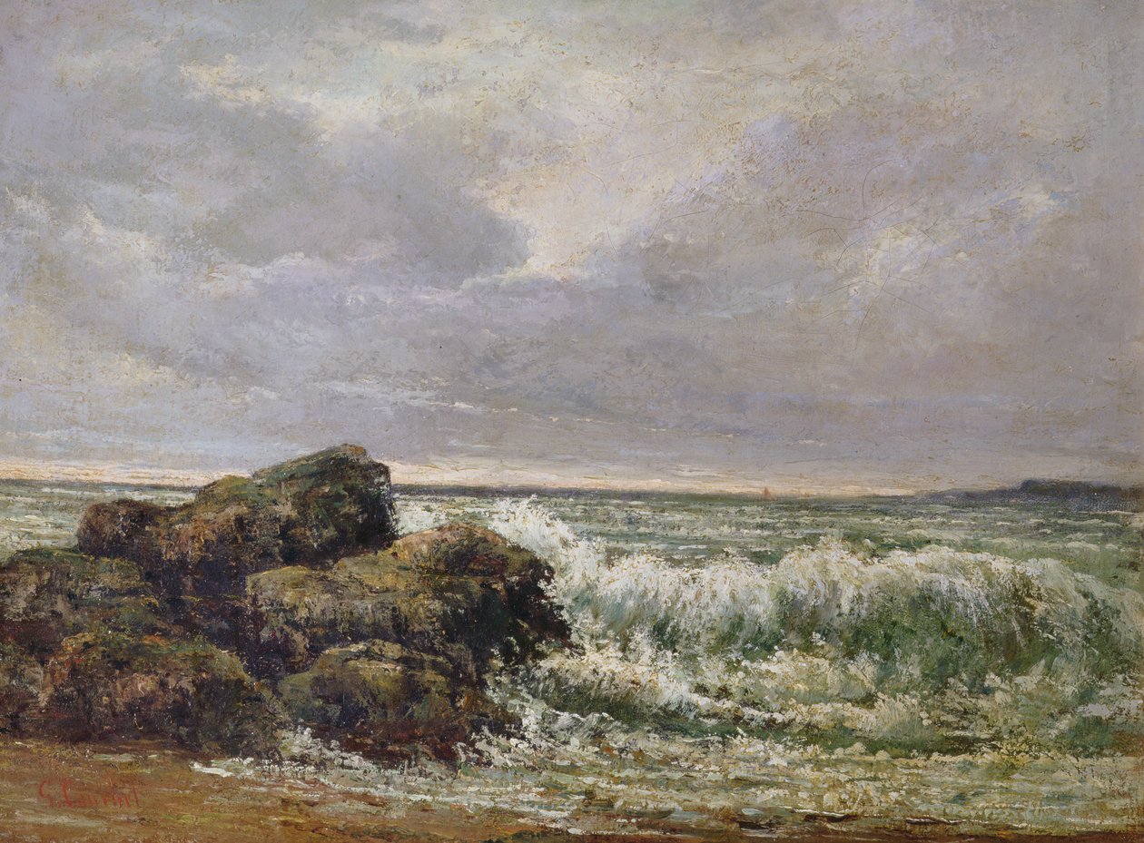 A hullám, 1869 alkotó: Gustave Courbet