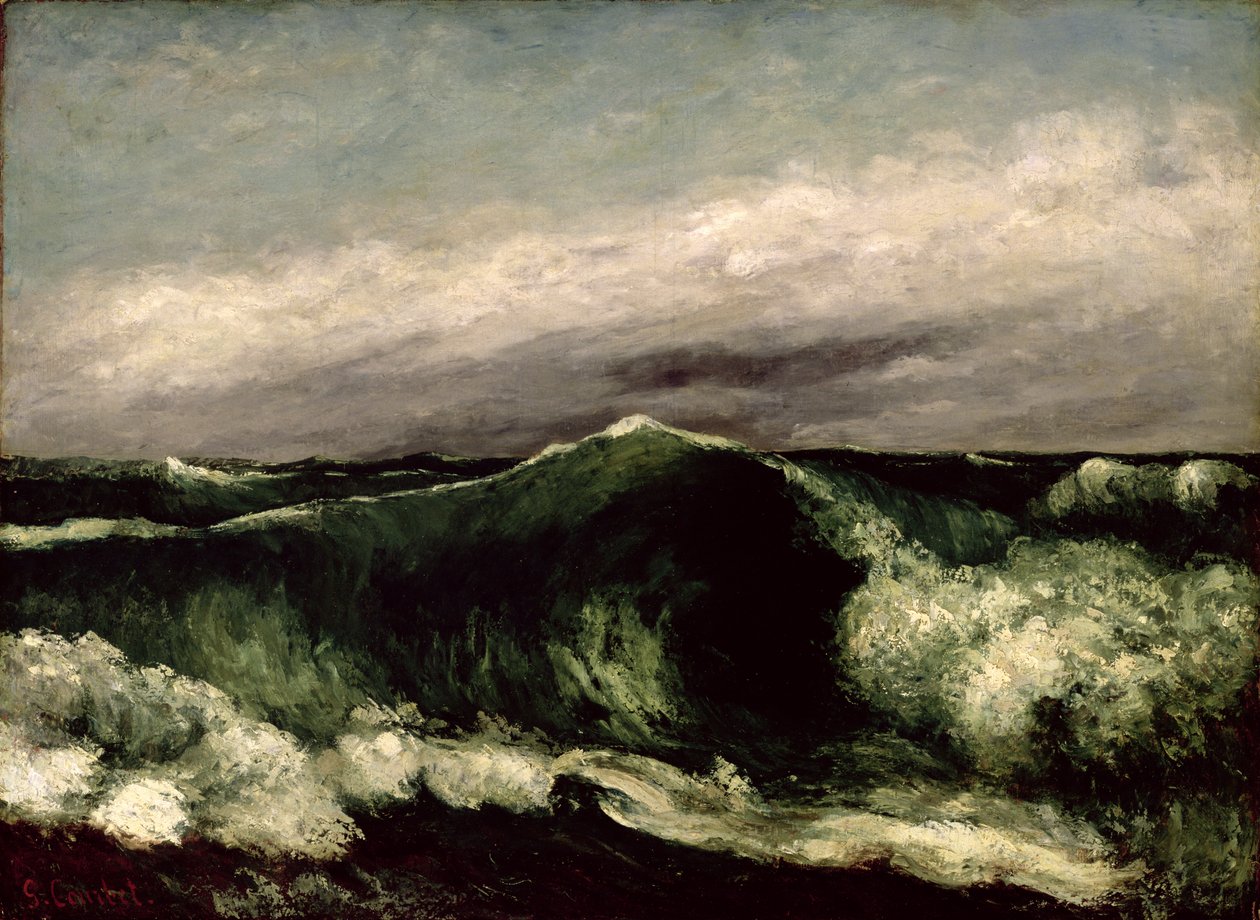 A hullám, 1869 alkotó: Gustave Courbet