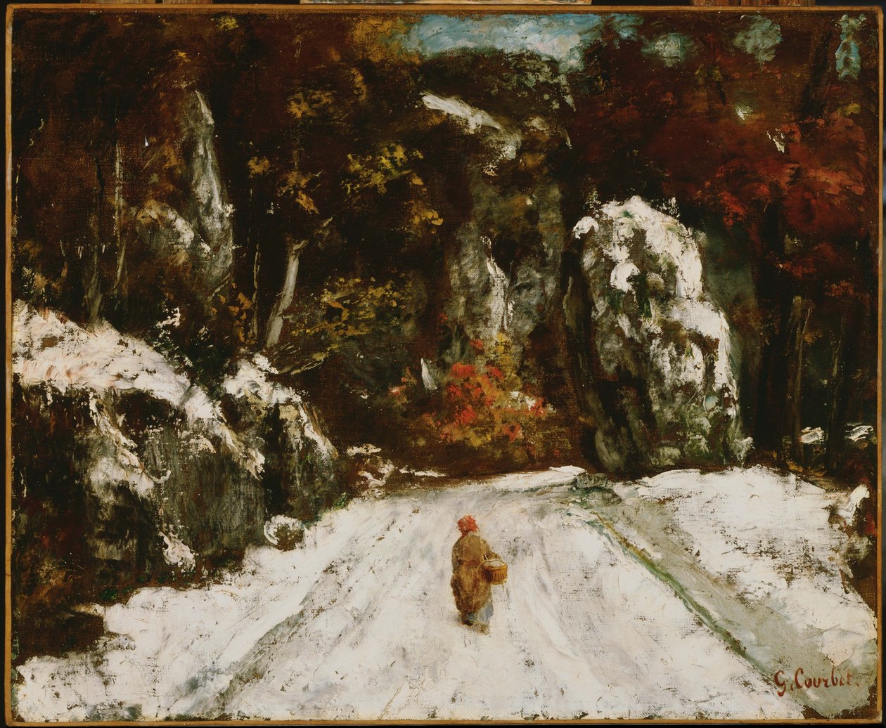 Tél a Jurában alkotó: Gustave Courbet