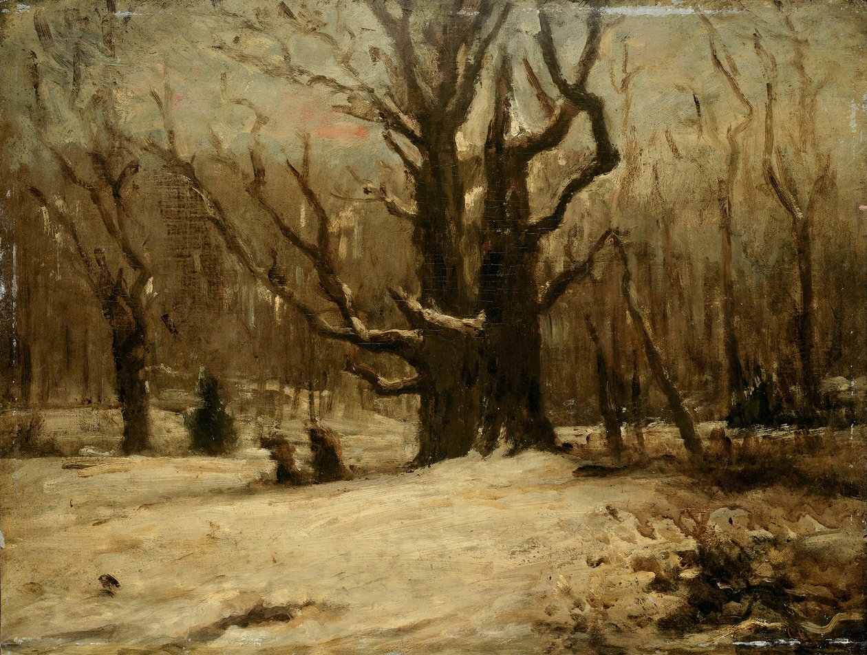téli táj alkotó: Gustave Courbet