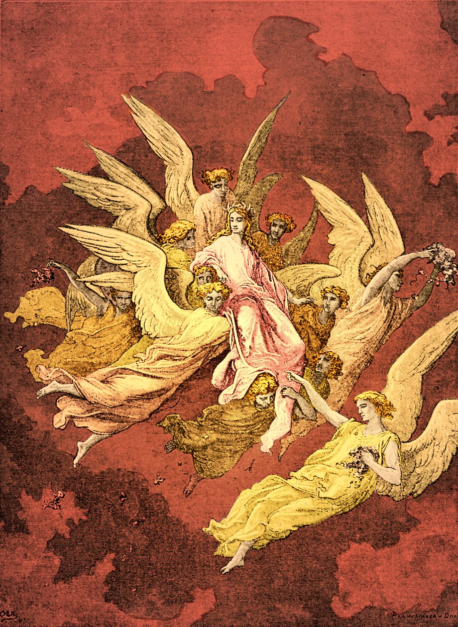 Dante purgatóriuma alkotó: Gustave Dore