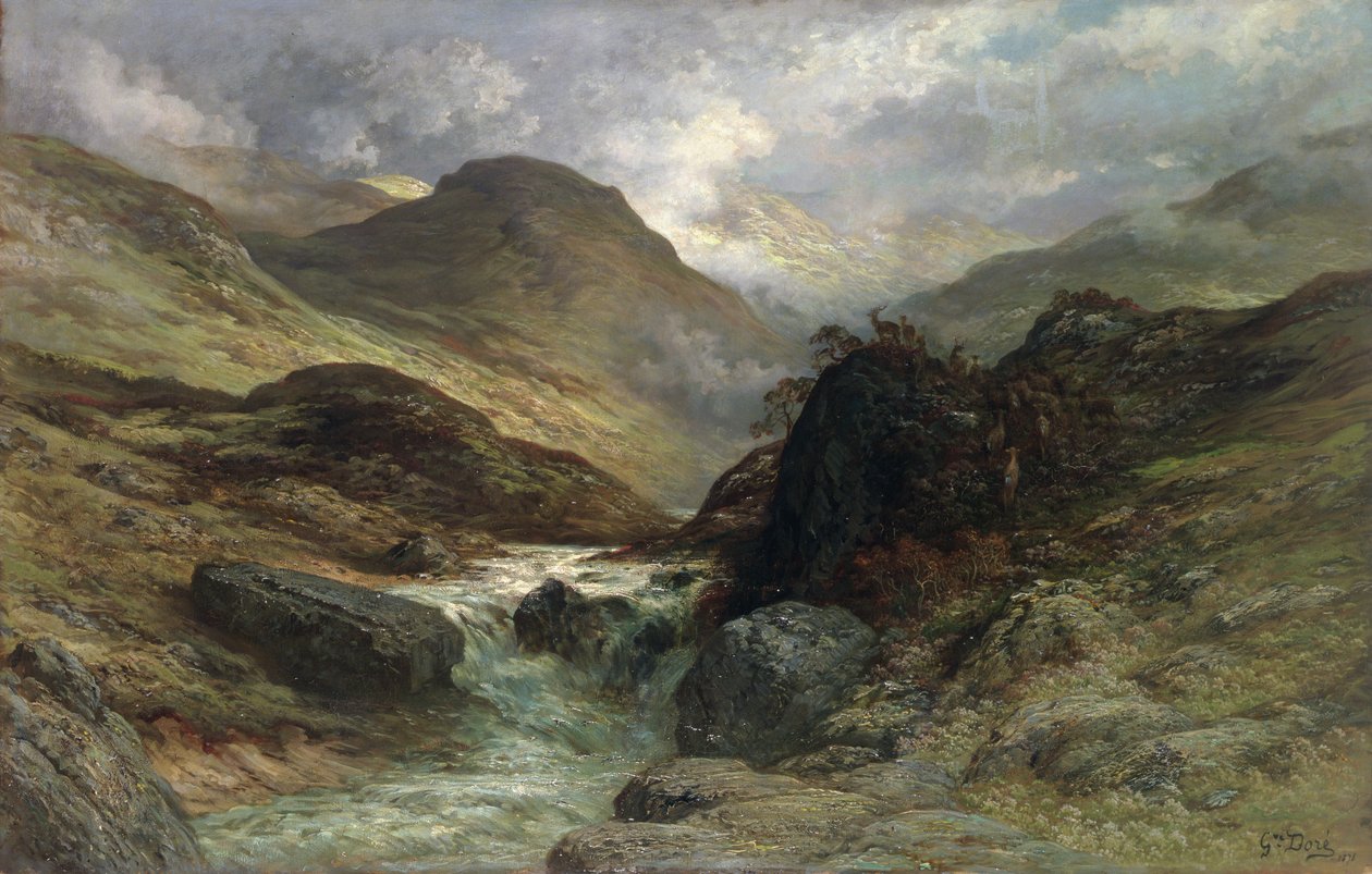 Szurdok a hegyekben, 1878 alkotó: Gustave Dore