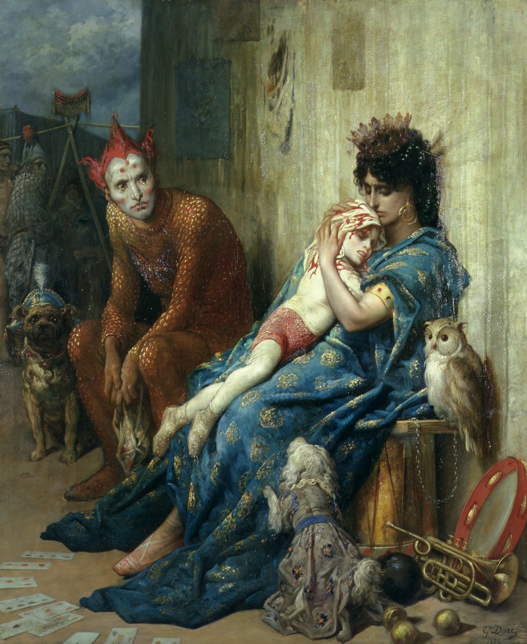 Les Saltimbanques, 1874 alkotó: Gustave Dore