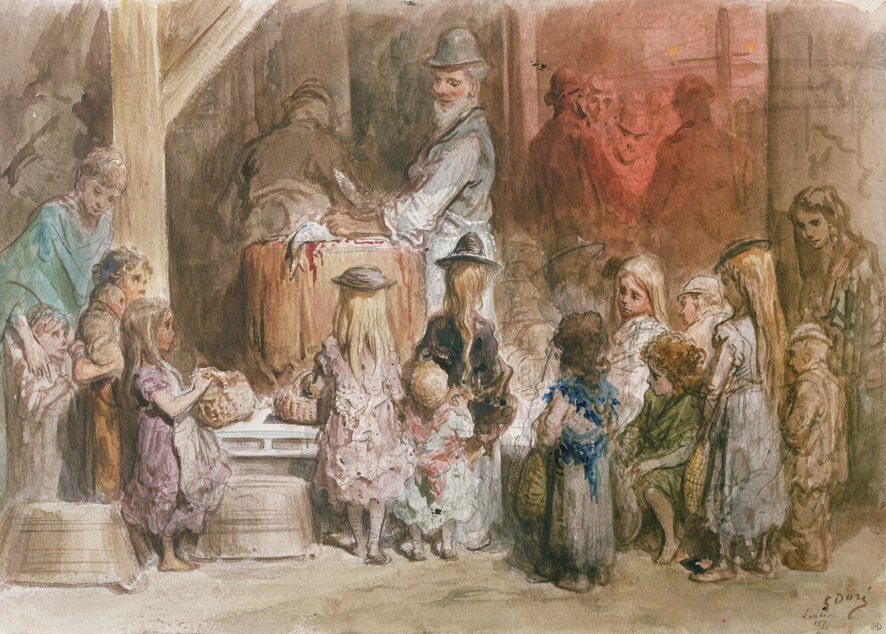 A halárusok jótékonysága alkotó: Gustave Dore