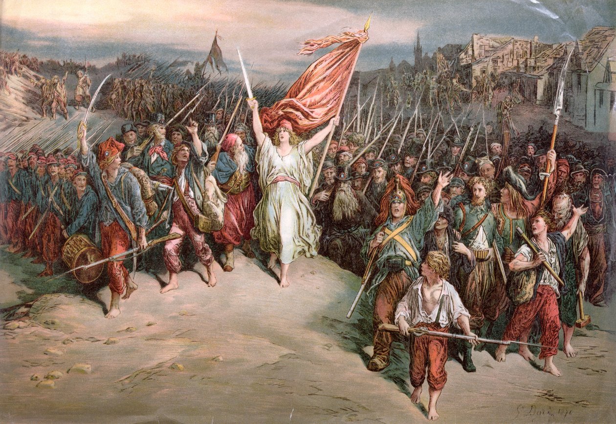 A Marseillaise, 1870 alkotó: Gustave Dore