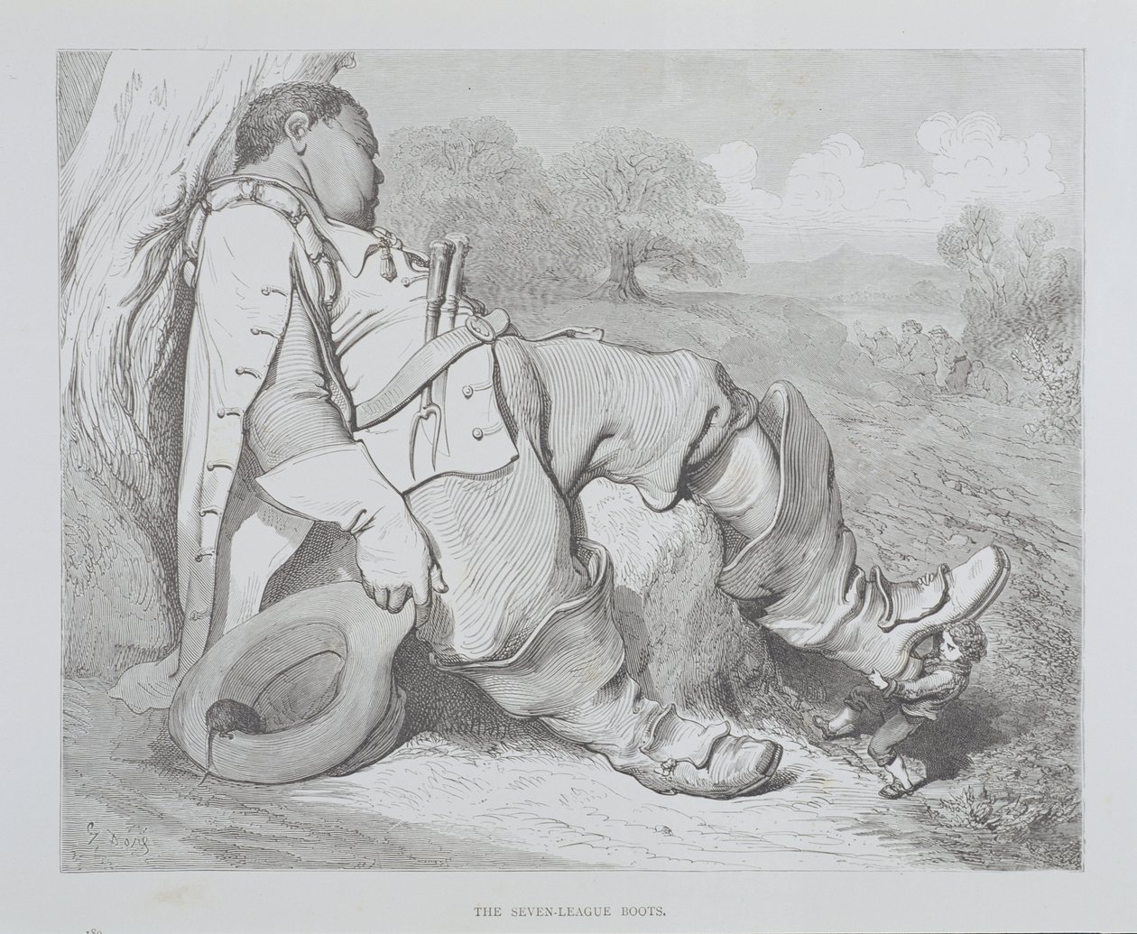 The Seven League Boots, 1868 körül alkotó: Gustave Dore