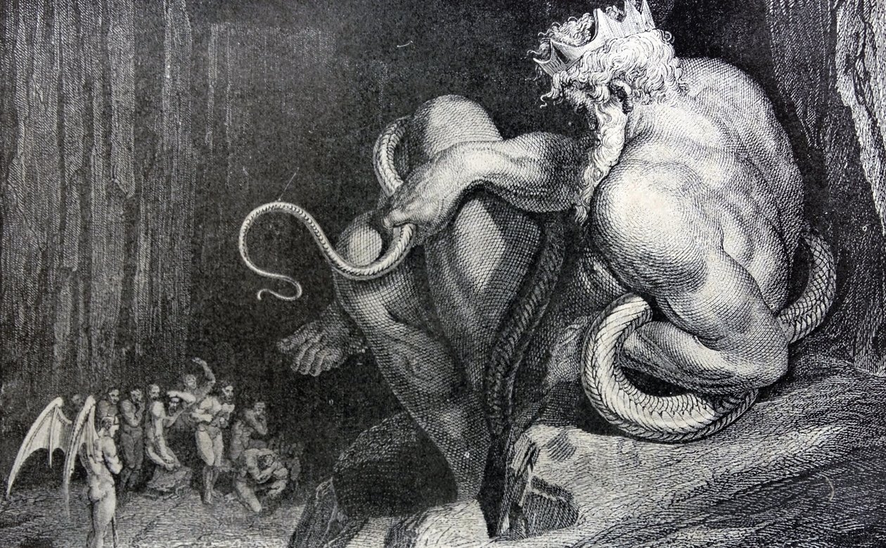 Ott áll Minos, 1862 alkotó: Gustave Dore