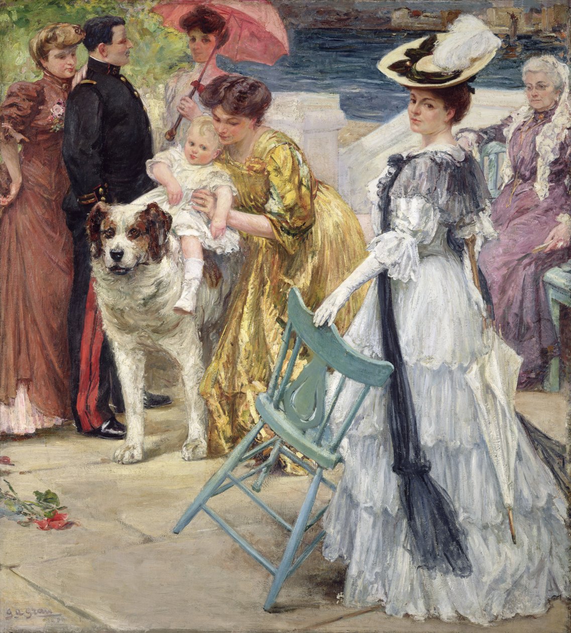 Családdal alkotó: Gustave Grau