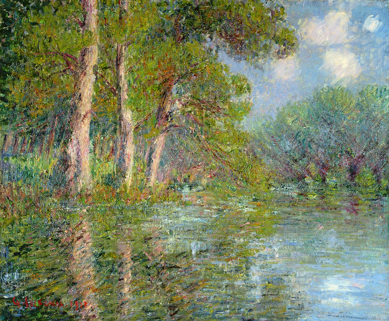 Az Eure kanyar, 1919 alkotó: Gustave Loiseau