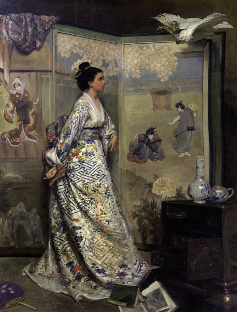 Japán csodálója alkotó: Gustave Léonard de Jonghe
