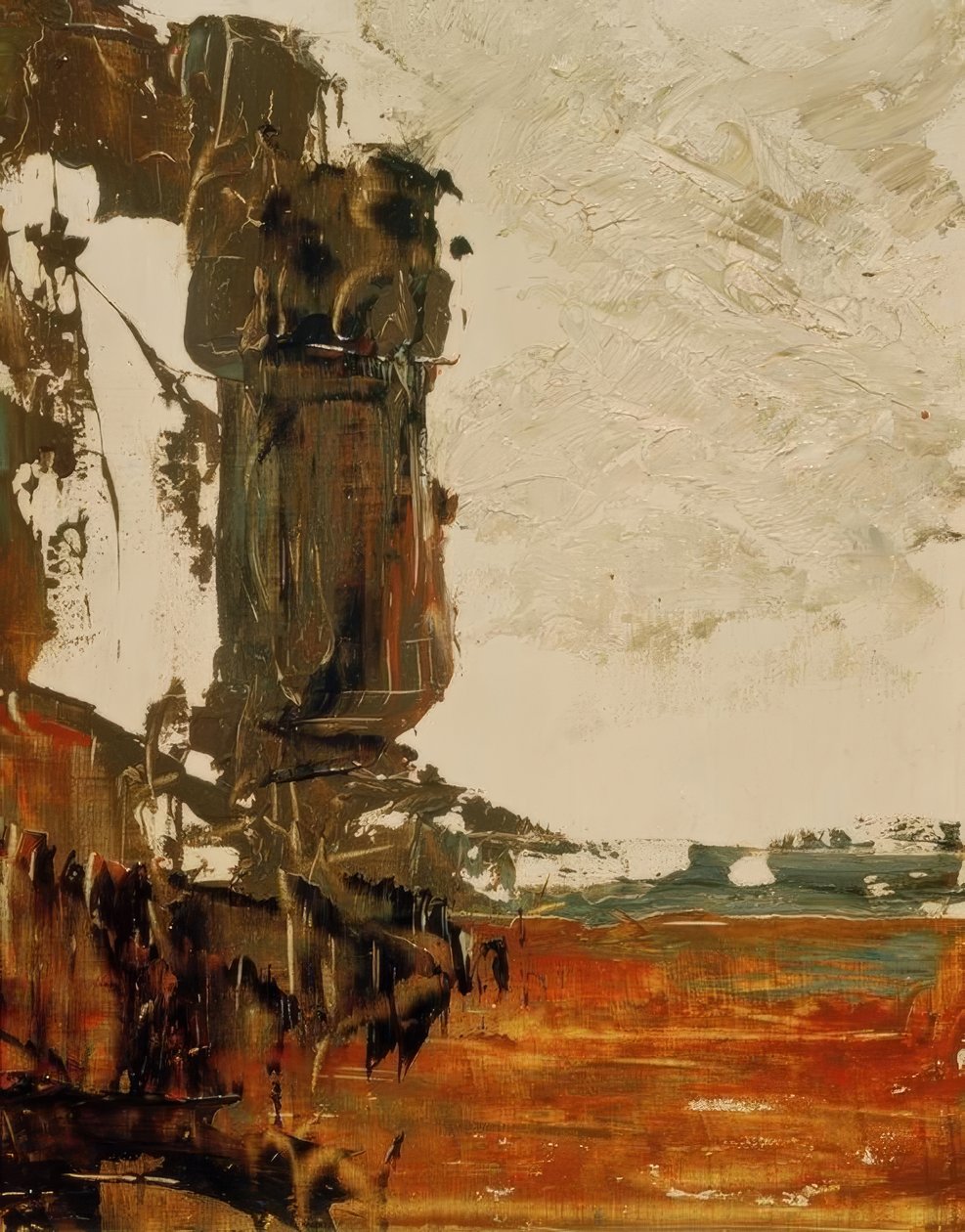 Tájrajz (?) alkotó: Gustave Moreau