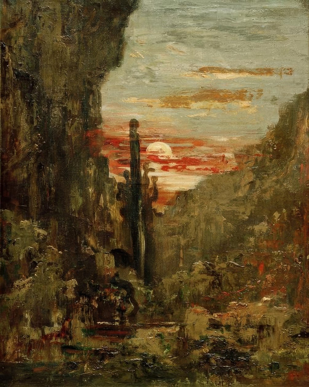 Herkules és a lernai hidra alkotó: Gustave Moreau