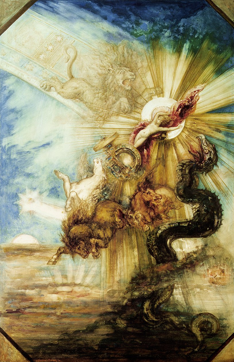 Phaethon bukása alkotó: Gustave Moreau