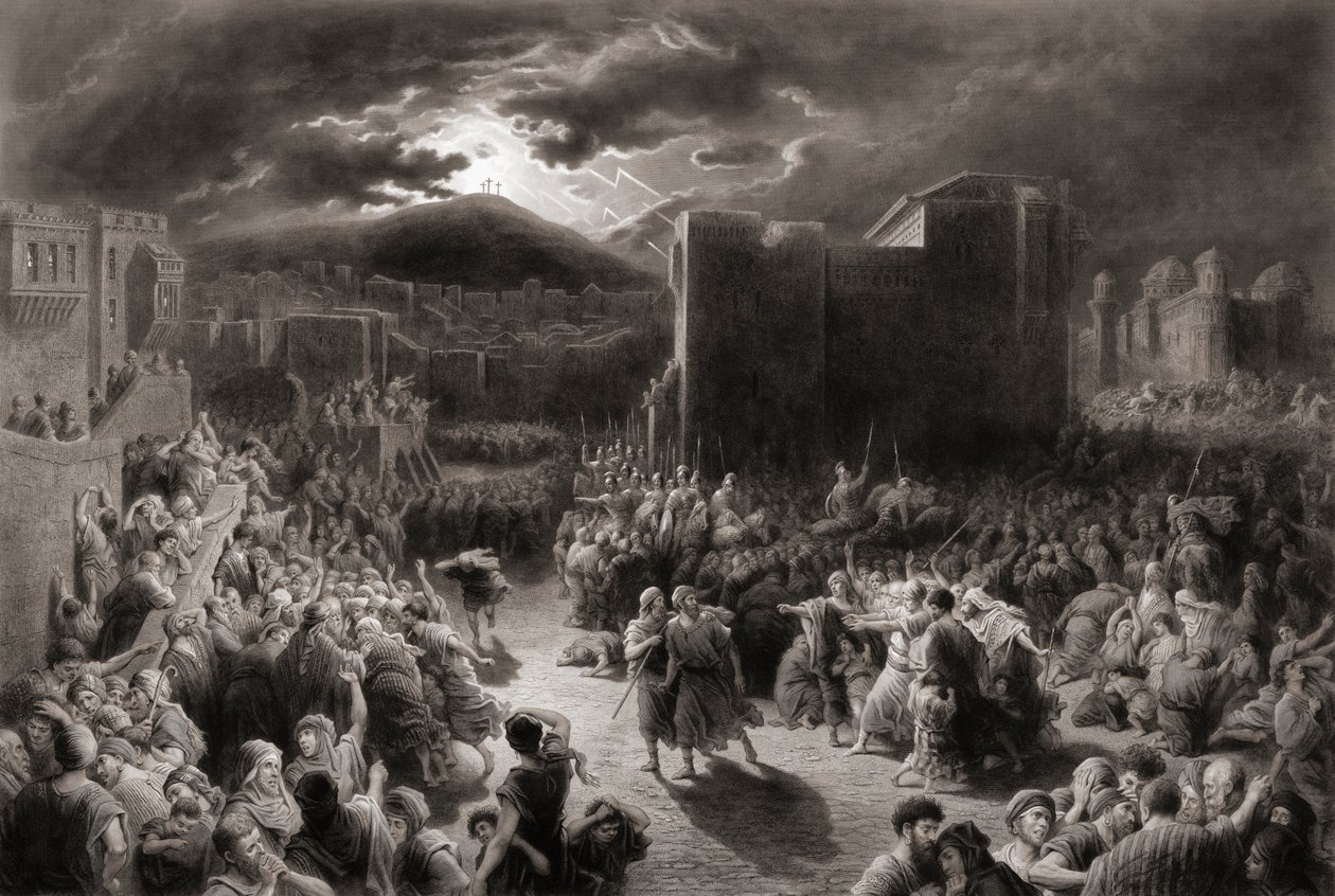 Krisztus keresztre feszítése alkotó: Gustave (after) Dore