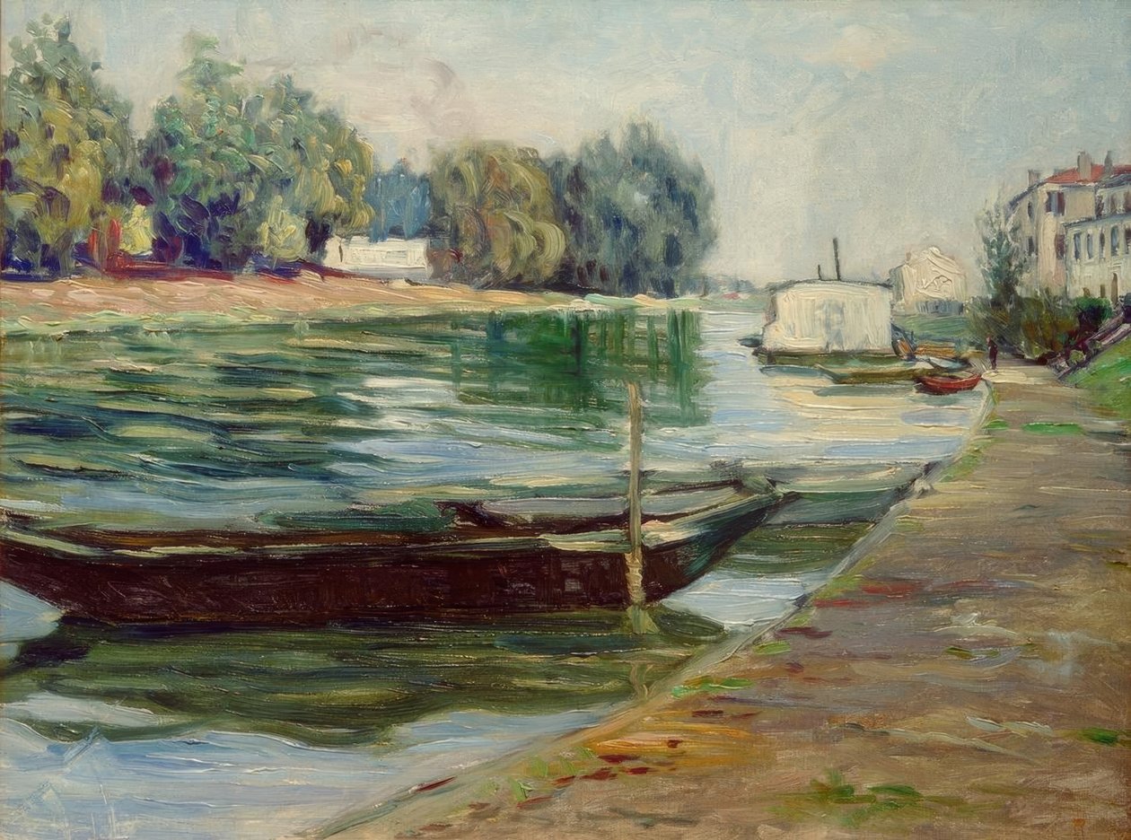 A Szajna partjai alkotó: Gustave Caillebotte