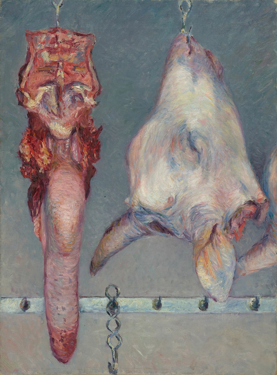 Borjúfej és ökörnyelv, c. 1882. alkotó: Gustave Caillebotte