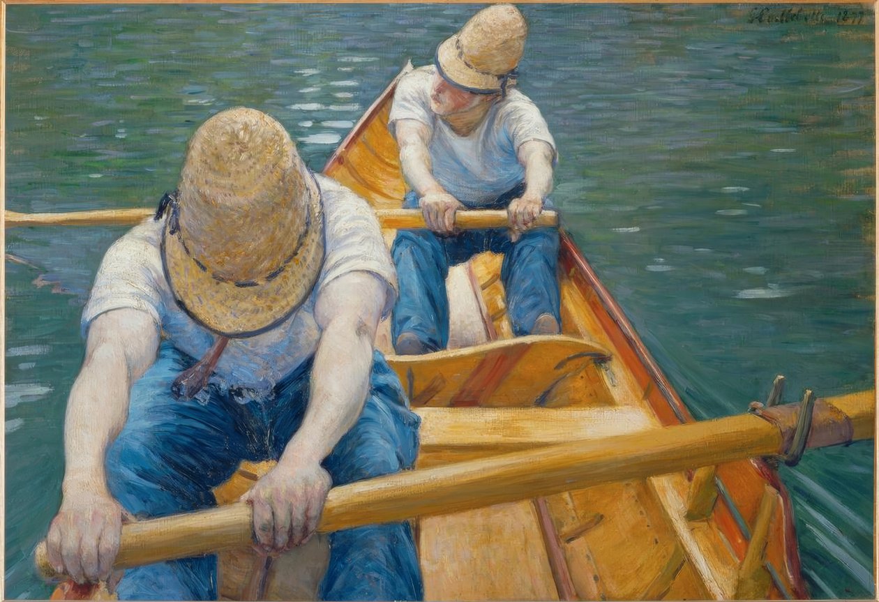 Canotiers alkotó: Gustave Caillebotte