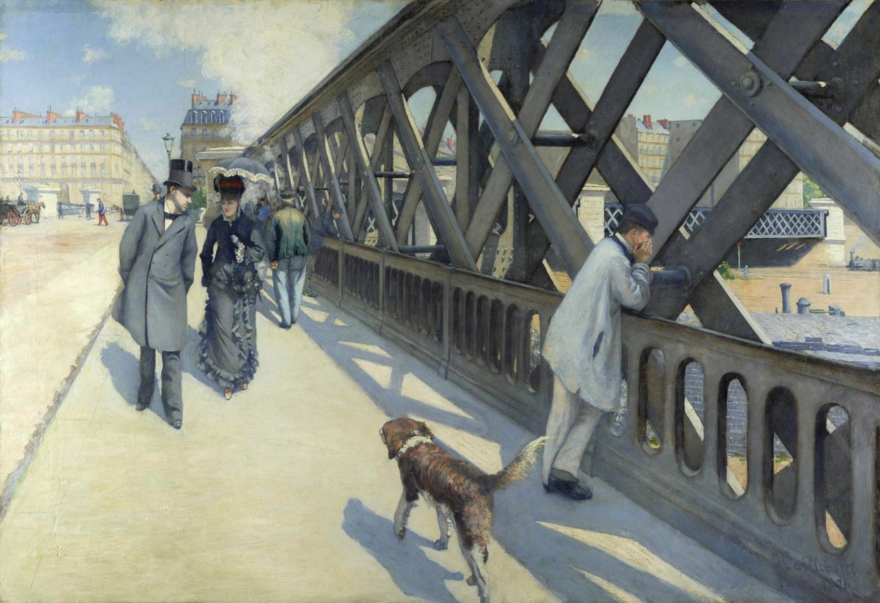 Európa hídja, 1876. alkotó: Gustave Caillebotte